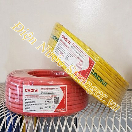 Dây ĐIỆN VCMO 2x6.0 CADIVI
