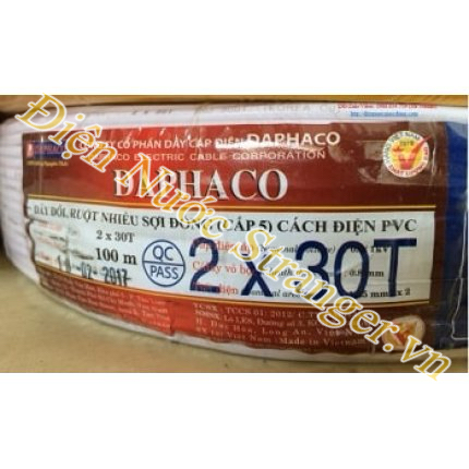DÂY CÁP ĐIỆN MỀM VCMD 2X30 (2X1.5) DAPHACO