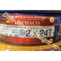 DÂY CÁP ĐIỆN MỀM VCMD 2X24 (2X0.75) DAPHACO