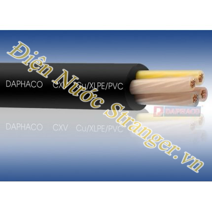 DÂY CÁP ĐIỆN LỰC lÕI ĐỒNG CÁCH ĐIỆN XLPE CXV - 0,6/1KV DAPHACO