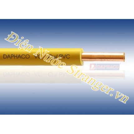 DÂY CÁP ĐIỆN CỨNG ĐƠN, LÕI ĐỒNG, CÁCH ĐIỆN PVC VCM DAPHACO